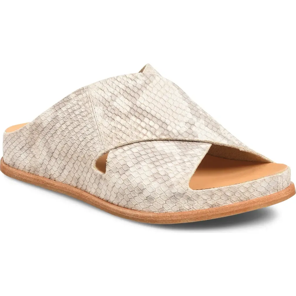Tutsi Slide Sandal in Black Leather