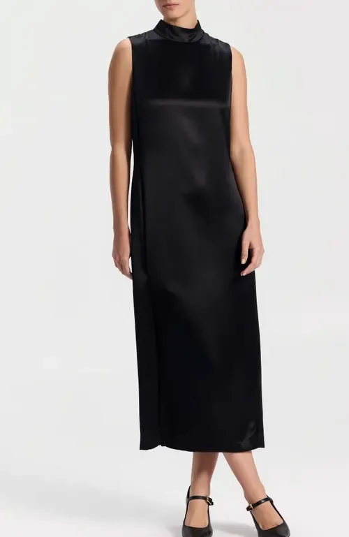 Midi Satin Dress by Ronen Chen