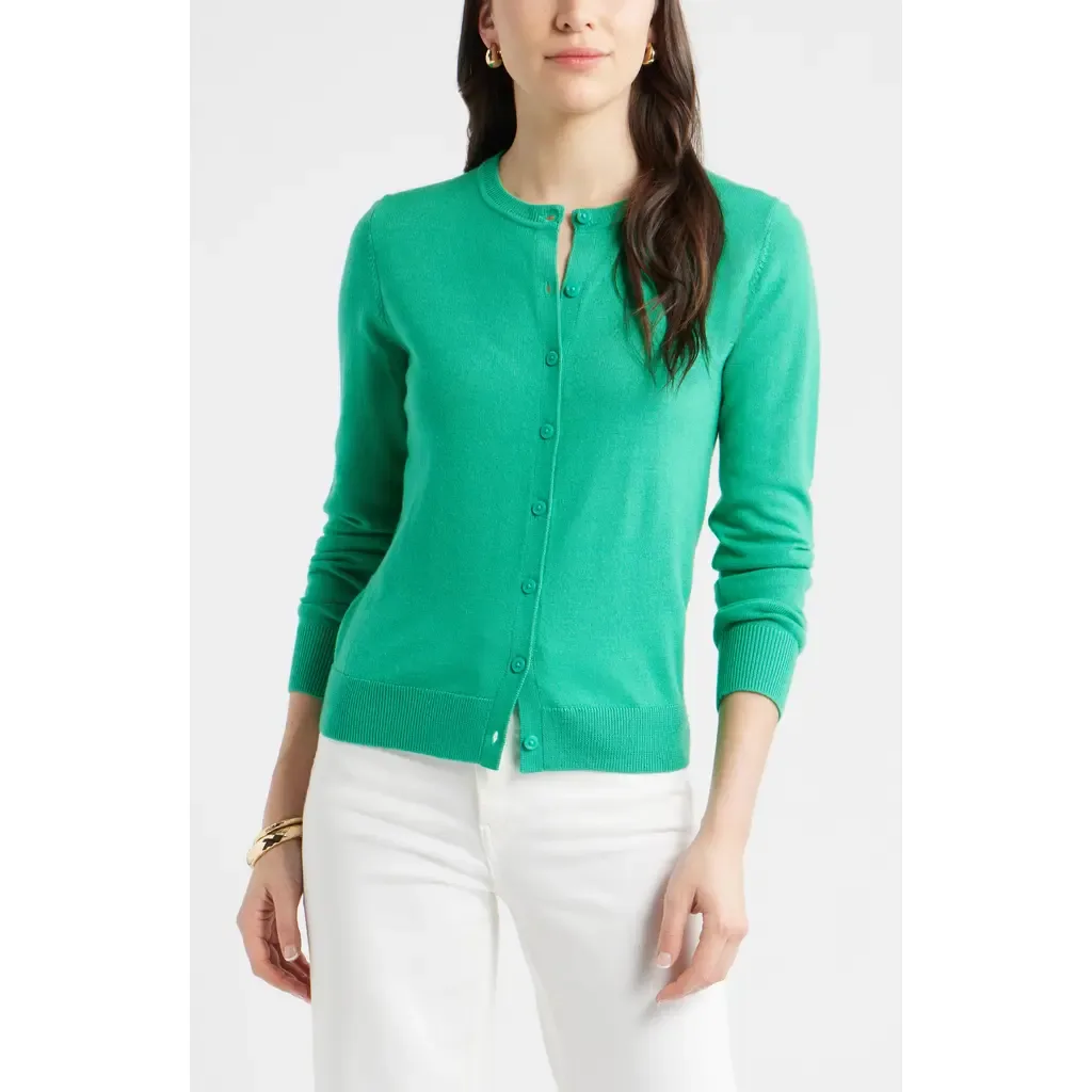 Merino Wool Blend Cardigan by caslon(r)