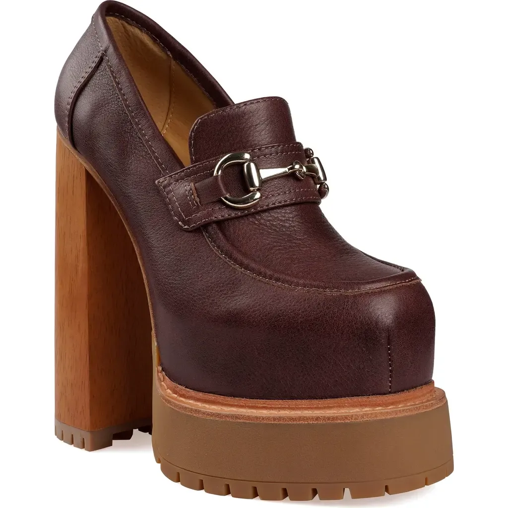 Thai Platform Bit Loafer Pump by ZIGI
