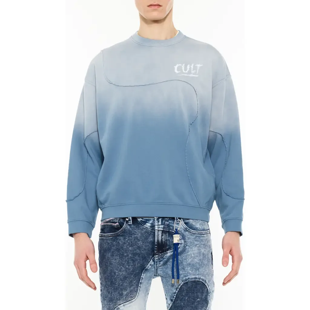 Pieced Dip Dye Sweatshirt by Cult of Individuality