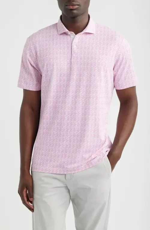 Vintage Floral Performance Jersey Polo by johnnie-O