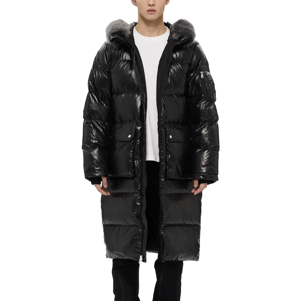 Audet Long Hooded Down Parka by AlphaStyle