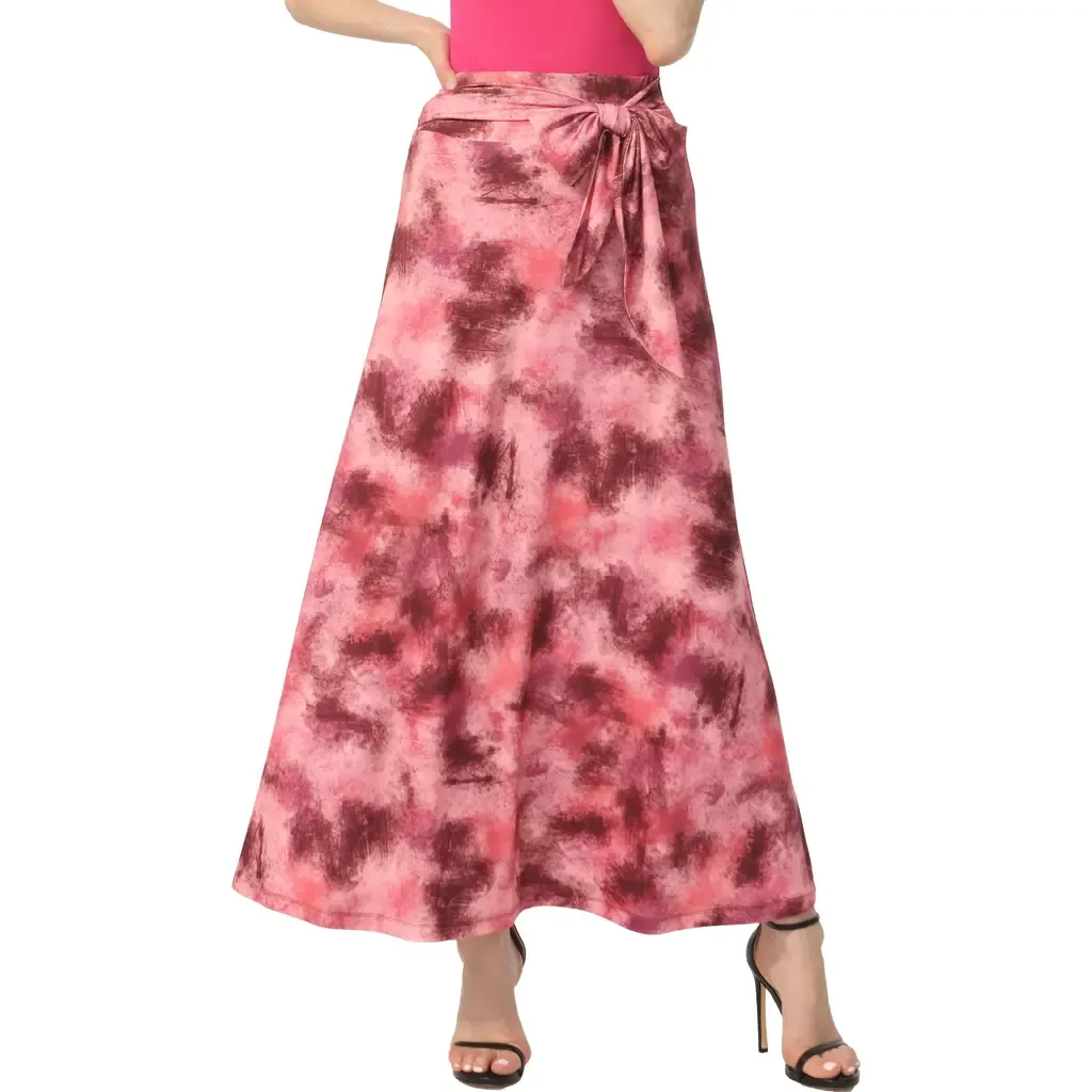 Belted Maxi Skirt by Kimi & Kai