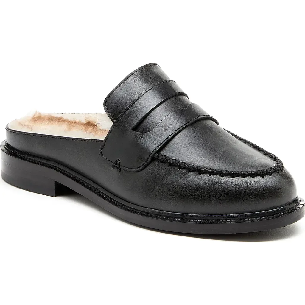 Lock Faux Shearling Lined Mule by Kelsi Dagger Brooklyn