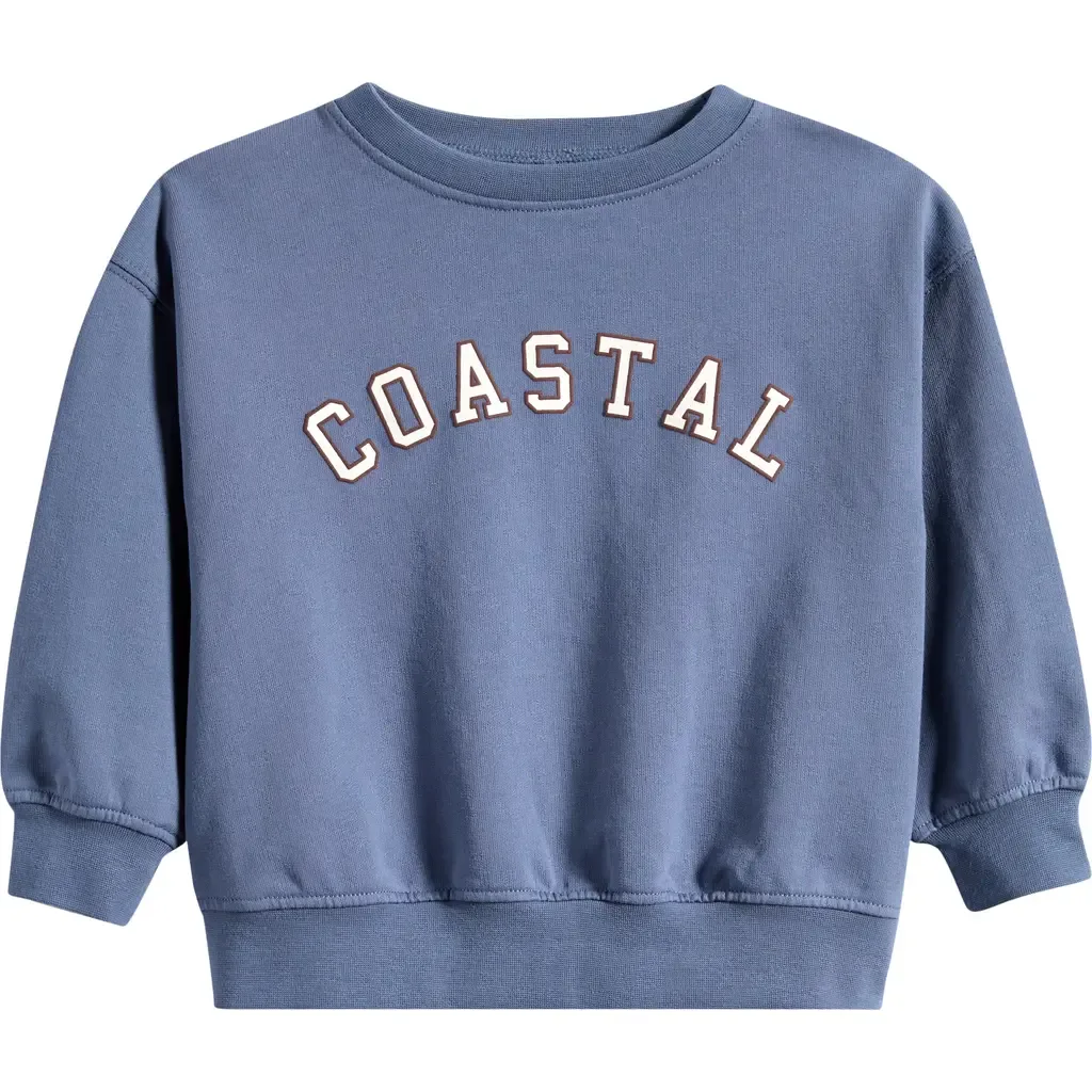 Graphic Cotton Blend Sweatshirt by Rylee + Cru