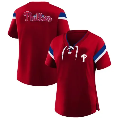 Profile Philadelphia Phillies Lace-Up T-Shirt by PROFILE