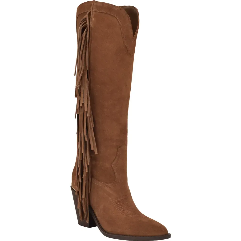 Sashlee Pointed Toe Western Boot by GUESS