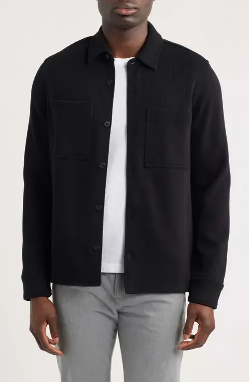 French Rib Shirt Jacket by Vince
