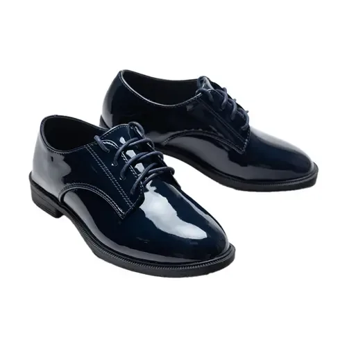 Patent Oxford Laced Dress Shoes by MOUSTACHE