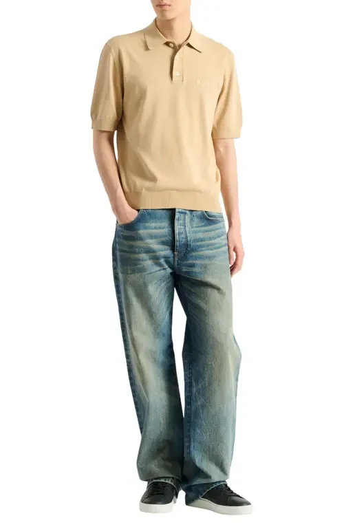 Embroidered Balmain Vintage Polo by Balmain