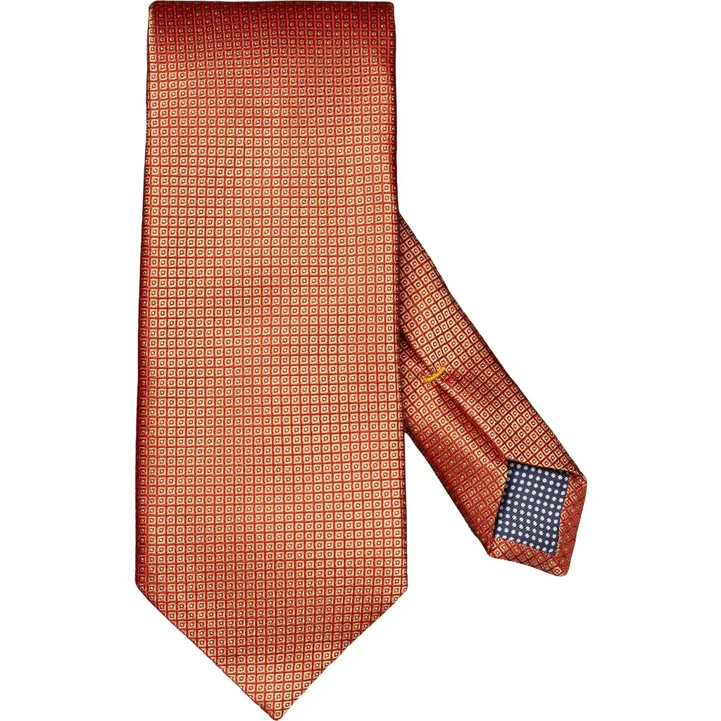 Micro Geo Silk Jacquard Tie by Eton