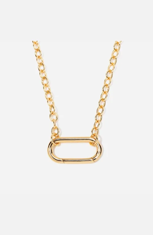 Oval Link Connector Necklace by Little Sky Stone