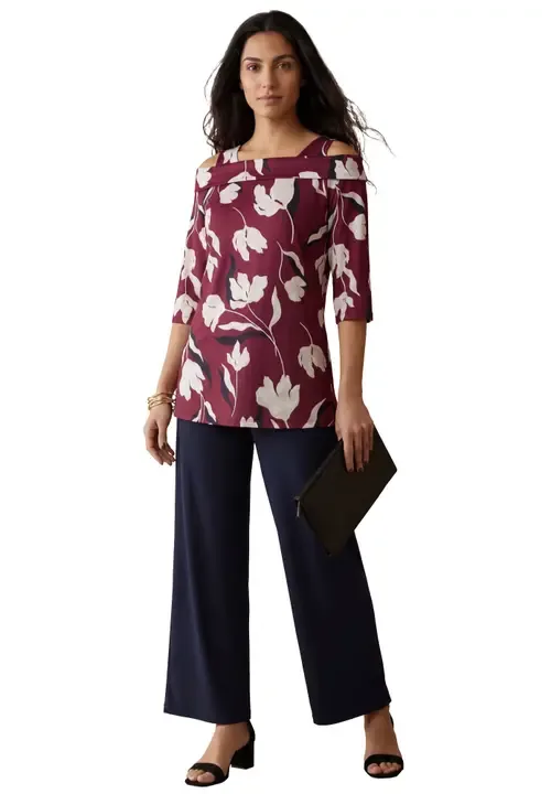 Cold Shoulder Top by Jessica London