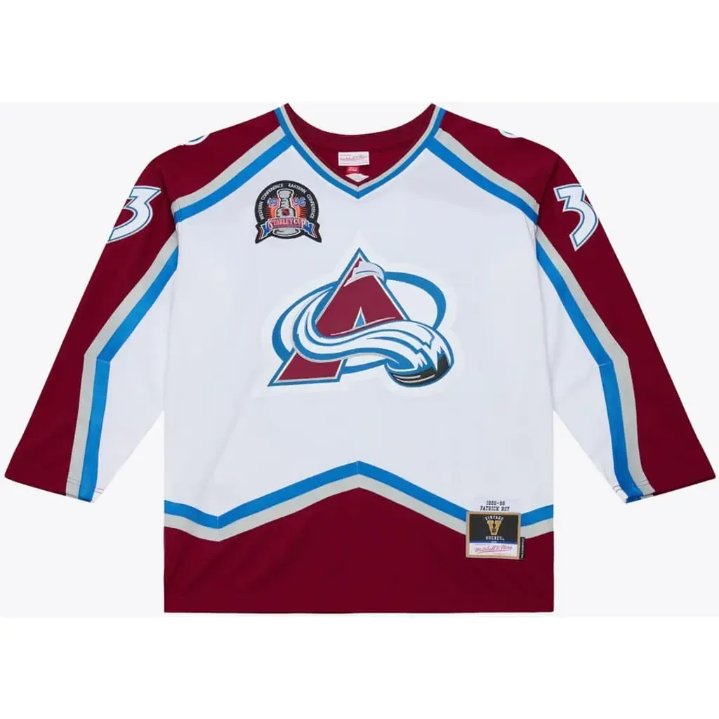 Mitchell & Ness Patrick Roy Colorado Avalanche 1995 Power Play Jersey by Mitchell & Ness