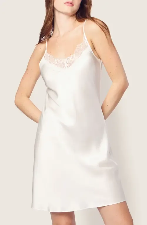 Silk Lace Slip Dress