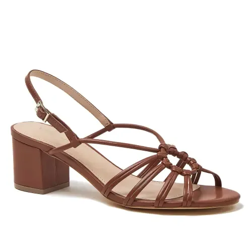 Pasadena Knotted Heel Sandals by Lands' End