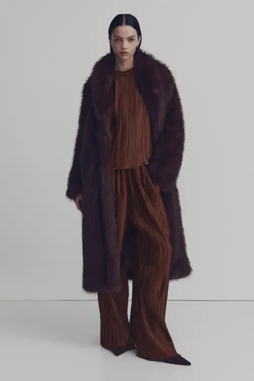 Crinkled Pull-On Trousers by H&M