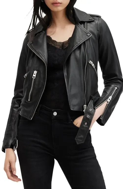 Balfern Leather Biker Jacket by AllSaints