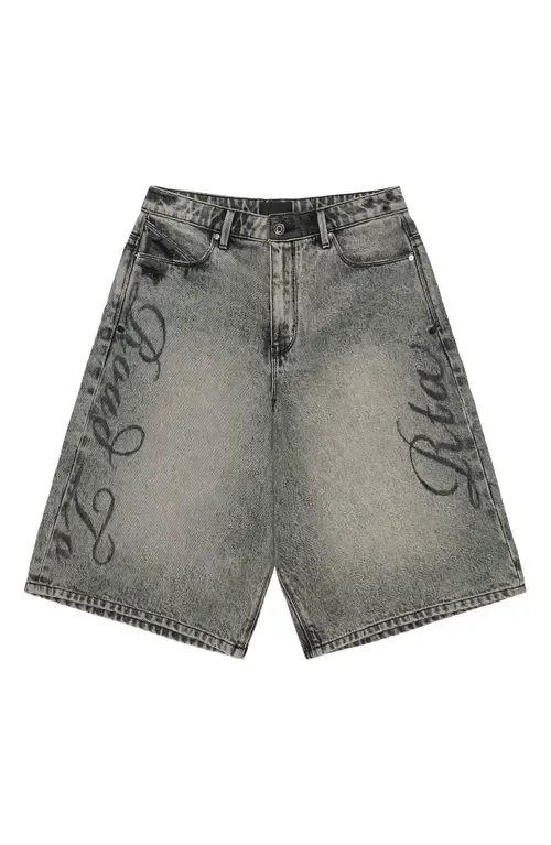 Gustavo Oversize Denim Bermuda Shorts by RtA