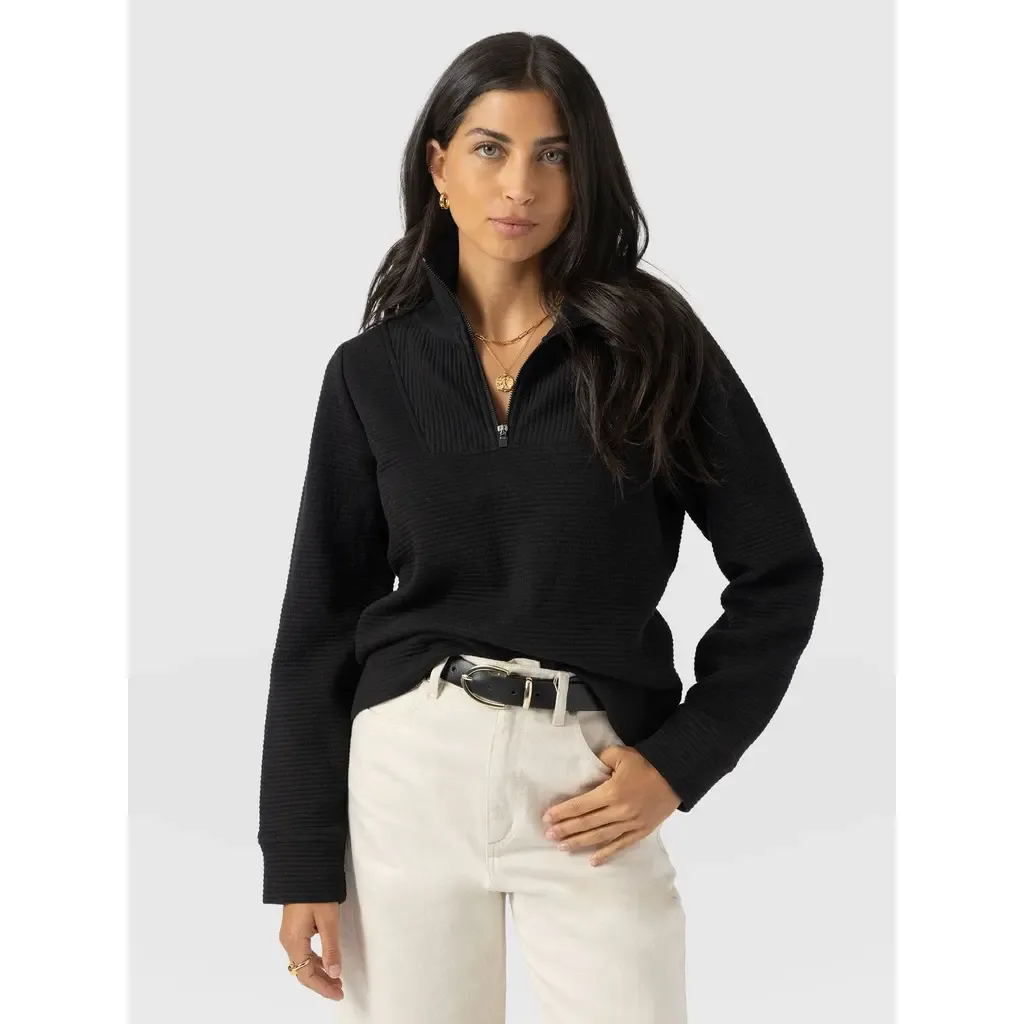 Halsey Quarter Zip by Saint + Sofia