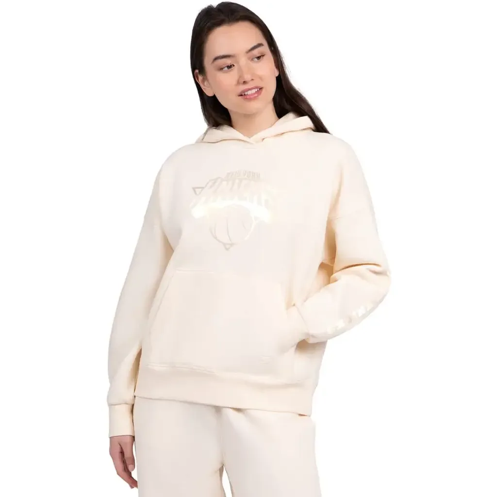 Starter Cream New York Knicks Pastel Relaxed Hoodie by STARTER