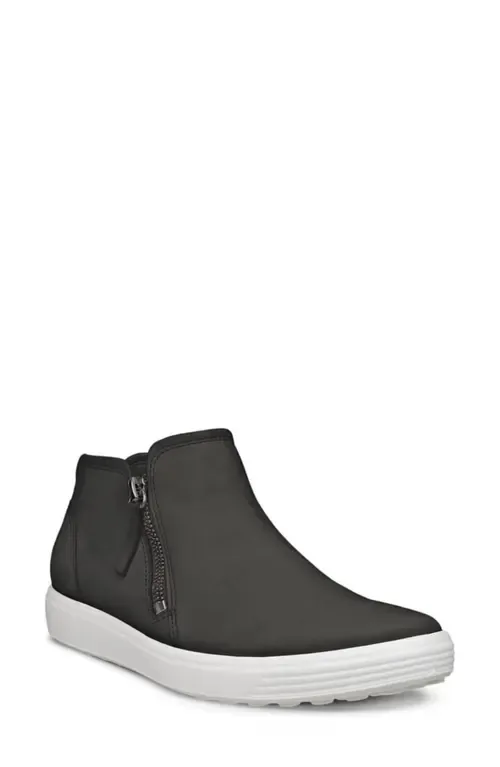 Soft 7 Mid Top Zip Sneaker by ECCO