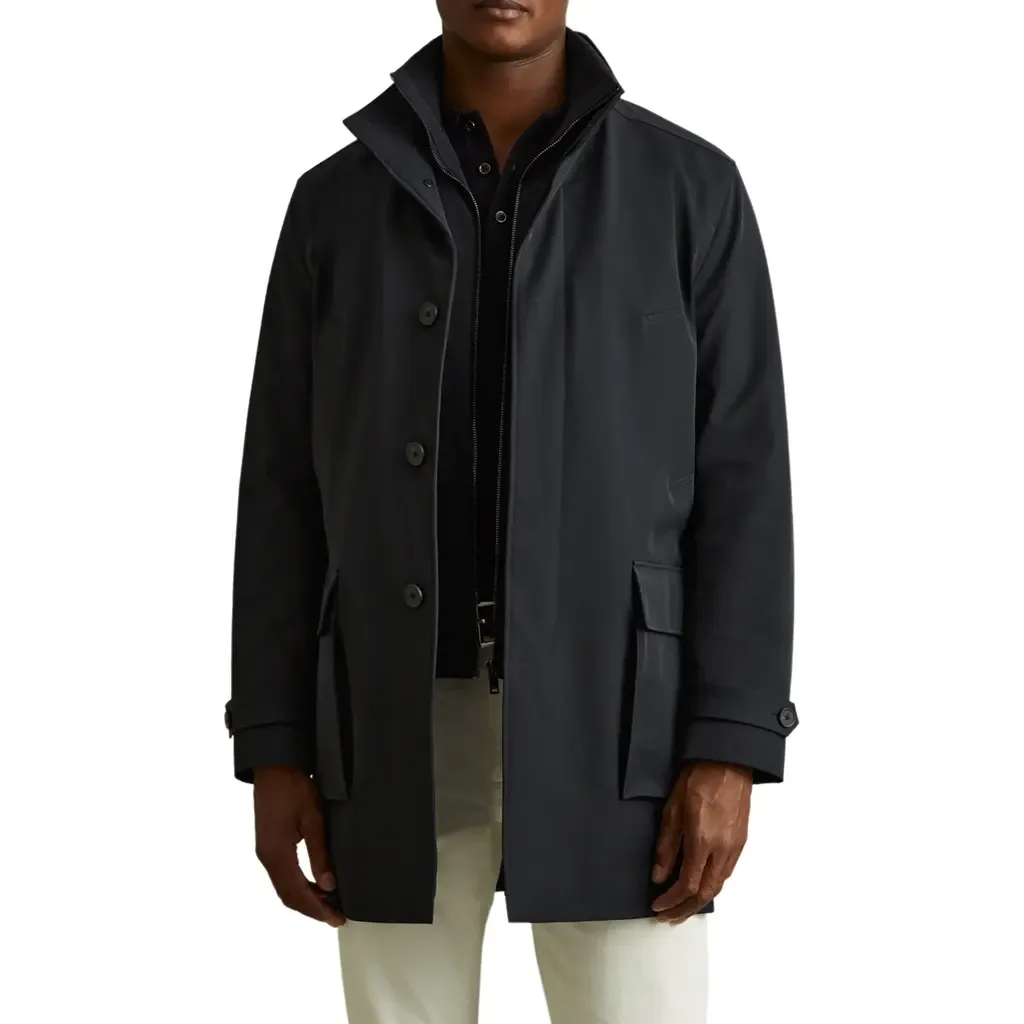 Player Water Resistant Coat by Reiss