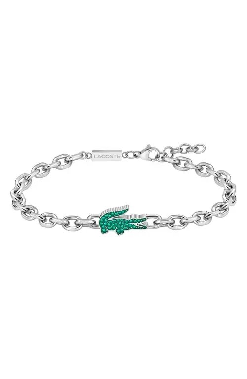 Arthor Crocodile Chain Bracelet by Lacoste