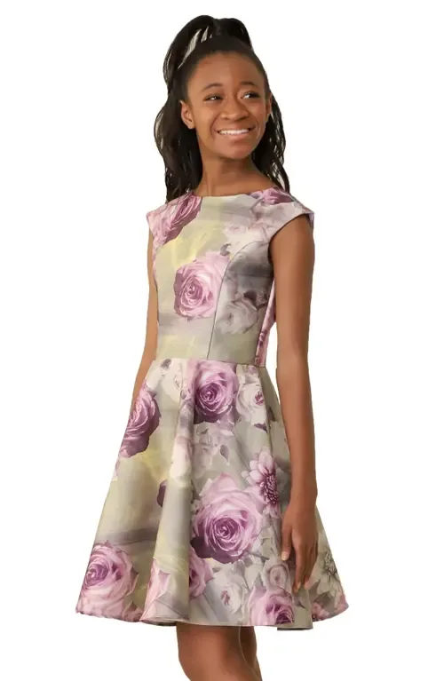 Fit and Flare Party Dress in Longer Length by Un Deux Trois