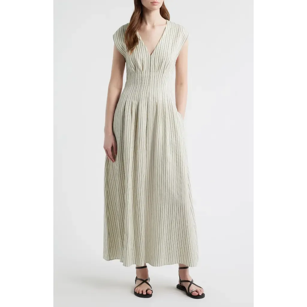 Ines Variegated Stripe Maxi Dress by rag & bone