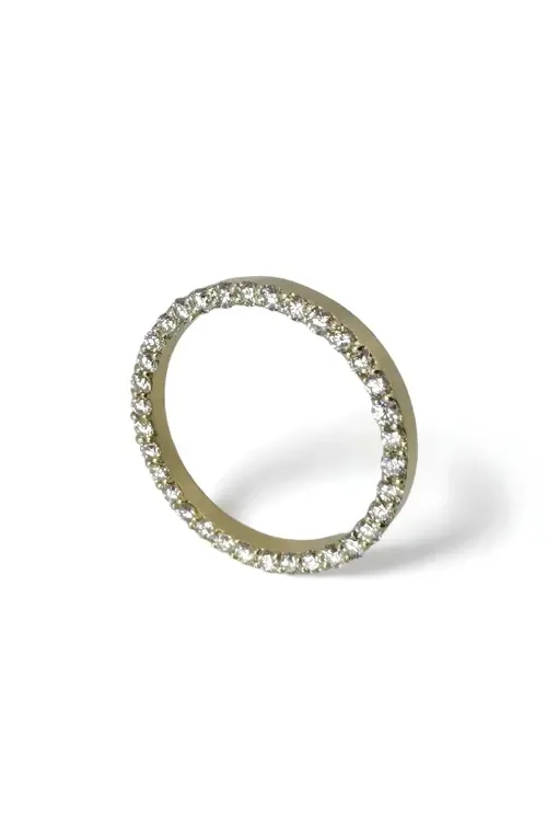 Puzzle Diamond Band Ring by Leslie Paige