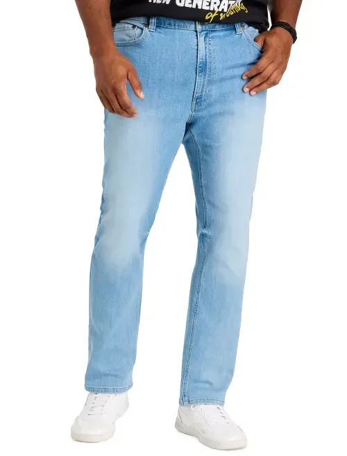 Tapered-Fit Jeans by True Nation by DXL
