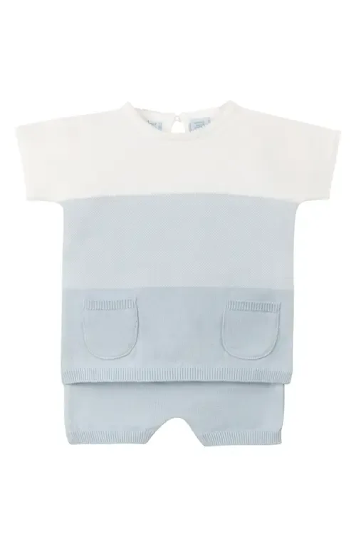 Ombré Short Sleeve Sweater & Knit Shorts Set by Feltman Brothers