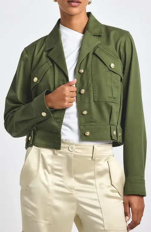Celinora Crop Twill Jacket by Derek Lam 10 Crosby