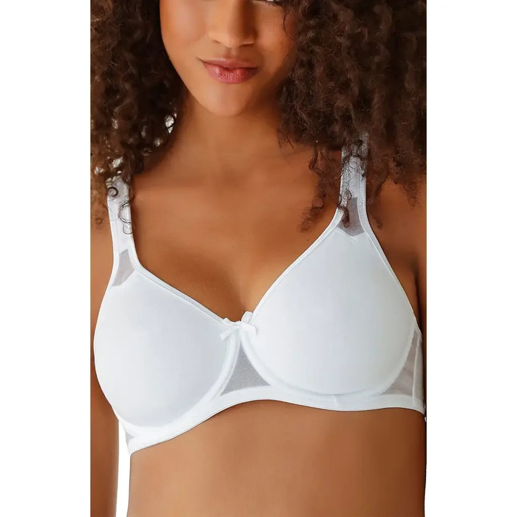 2 Pk Sheer Accent T-Shirt Bras by LASCANA