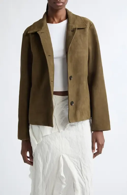 Irine Lambskin Suede Jacket by Proenza Schouler