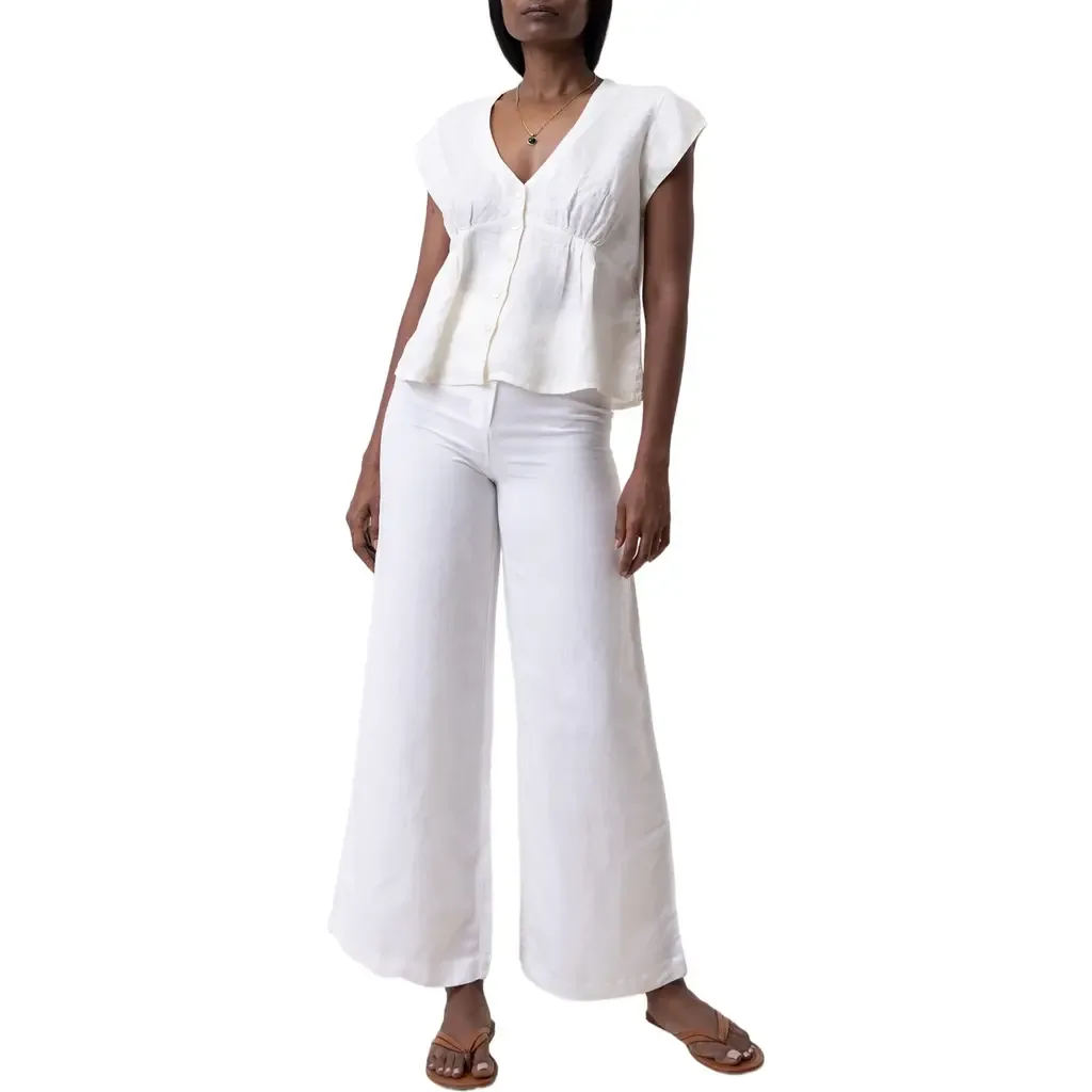 Deep V-Neck Short Top by Reistor