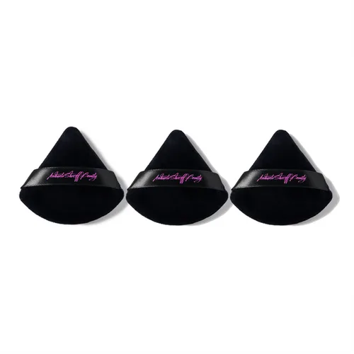 Velvet Hypoallergenic Ultra Soft Black Puffs by Ashunta Sheriff Beauty