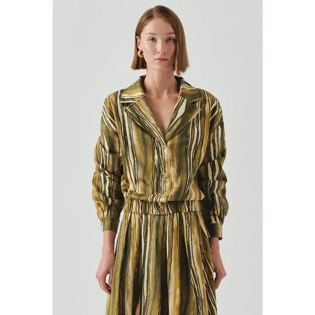 Melina Striped Jacket by Exquise