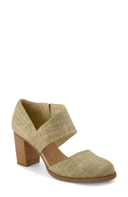 Milan Nova Block Heel Pump by TOMS