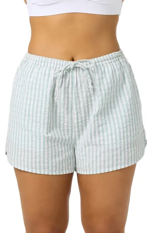 Millie Cotton Seersucker Cover-Up Shorts by O'Neill