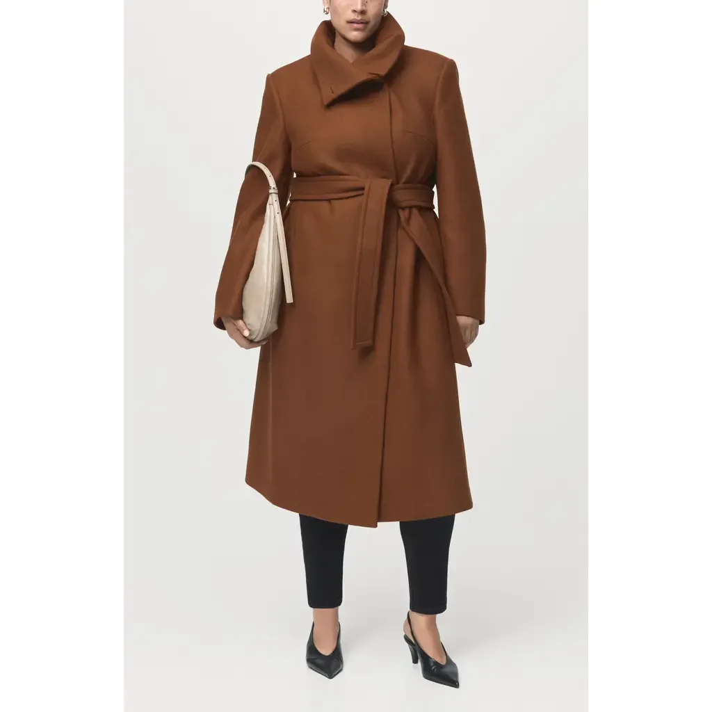 Manteco Virgin Wool Blend Coat by MANGO