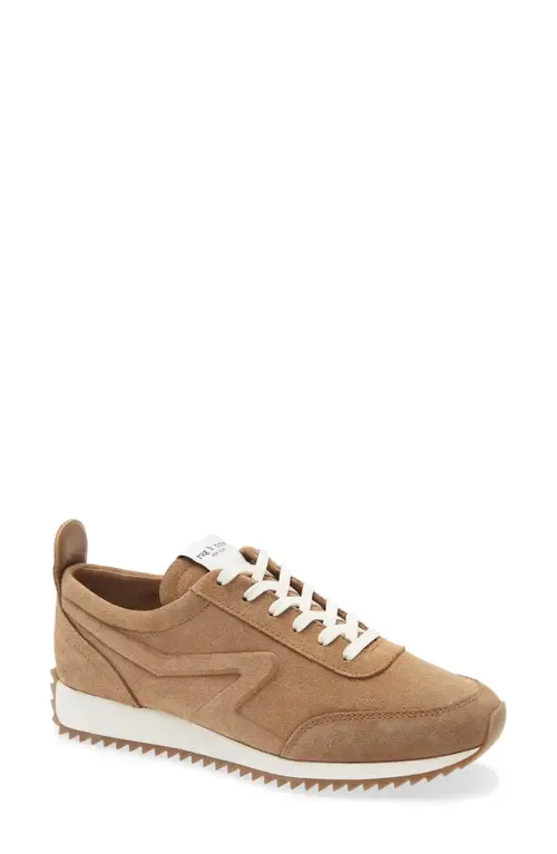 Retro Runner Sneaker in Toffee Suede by rag & bone