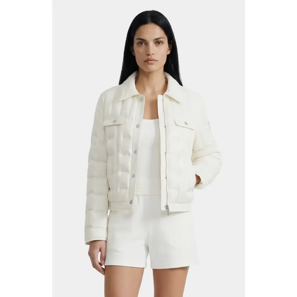 Seoul Quilted Down Shirt Jacket by Rudsak