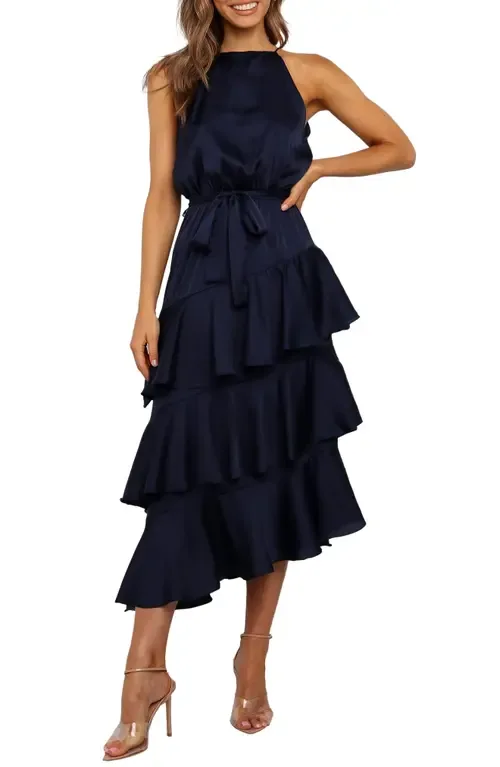 Seychelle Asymmetric Tiered Dress by Petal & Pup