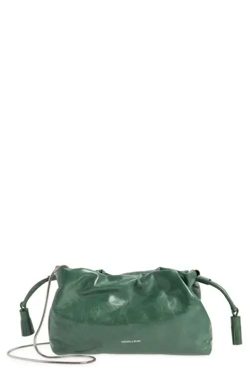 Crinkle Leather Small Stash Bag by Veronica Beard