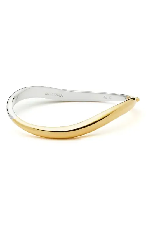 Savi Signature Mixed Metal Hinged Bangle by Missoma