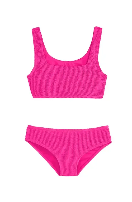 Crinkle Bikini Swimsuit by Limeapple