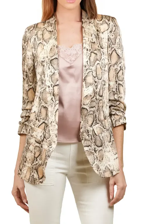 Nina Snake Print Blazer by NIKKI LUND